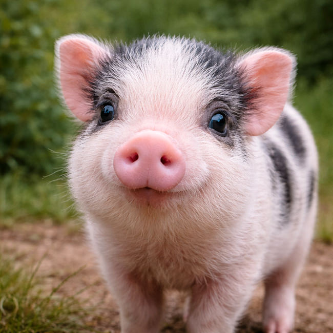 Tierpark Bad Pyrmont – Ausflugsziel für die ganze Familie - Bild Minischwein