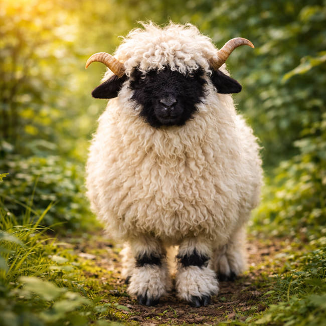 Tierpark Bad Pyrmont – Ausflugsziel für die ganze Familie - Bild Schwarznasenschaf